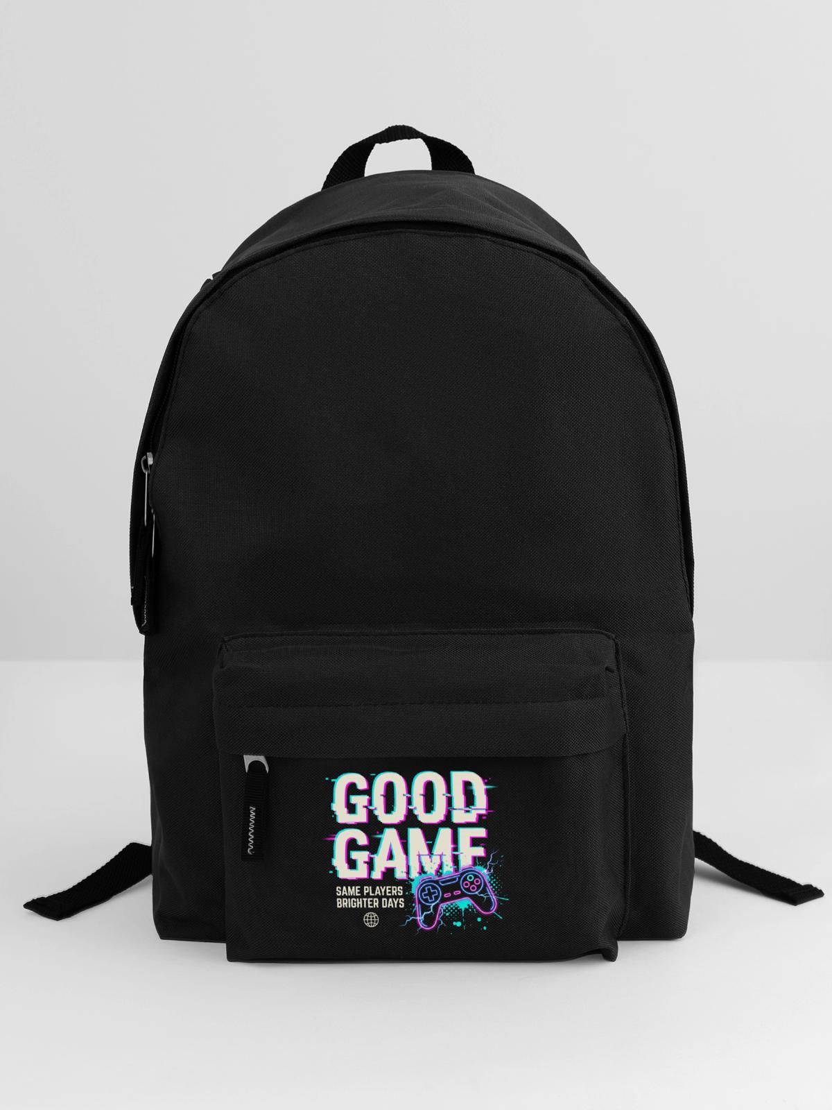 Neon Retro Game Graffiti - Rucksack - Schwarz - Vorne