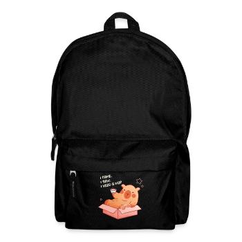 I Came I Saw I Need A Nap - Rucksack - Schwarz - Vorne