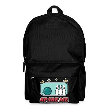 Spare Me Retro Bowling - Rucksack - Schwarz - Vorne