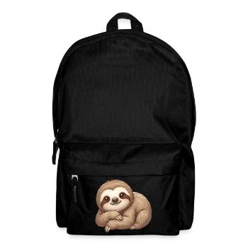 Faultier - Rucksack - Schwarz - Vorne