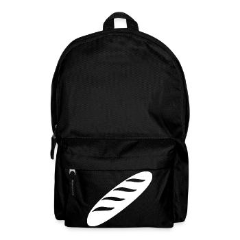 Humor French Baguette – Lustiges Frankreich-Geschenk - Rucksack - Schwarz - Vorne