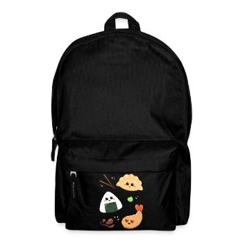 Asia Snacks für Essensliebhaber und Japan Fans - Rucksack - Schwarz - Vorne