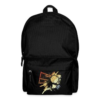 Volleyball Vintage Look - Rucksack - Schwarz - Vorne