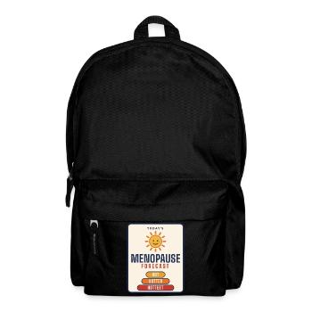 Wechseljahresvorhersage lustiges Hitzewallungsgeschenk - Rucksack - Schwarz - Vorne