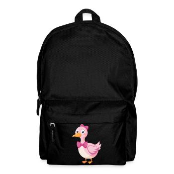 Rosa Schleife Dumme Gans - Rucksack - Schwarz - Vorne