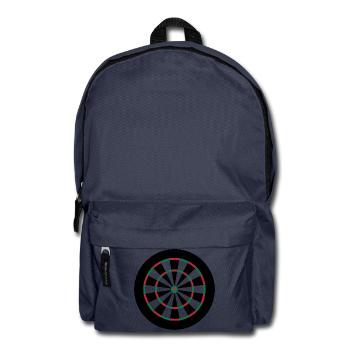 Dart - NEU - DARTSCHEIBE - anpassbar - Rucksack - Navy - Vorne