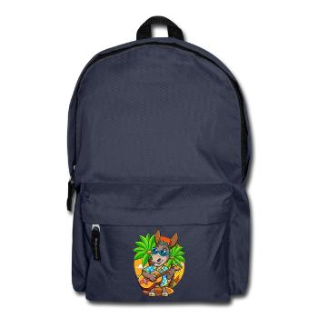 Lustige Esel Cartoon Sommer Strand Sonnenbrille - Rucksack - Navy - Vorne