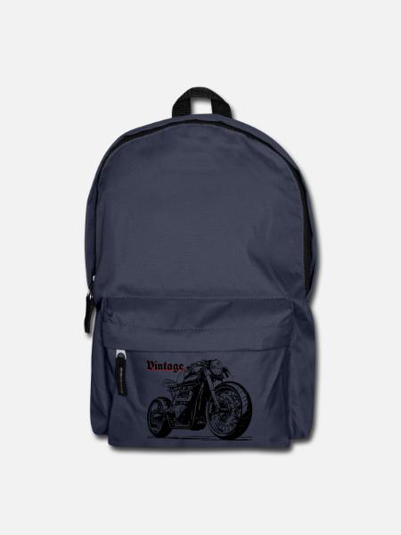 Nachtbike Linienkunst - Rucksack - Navy
