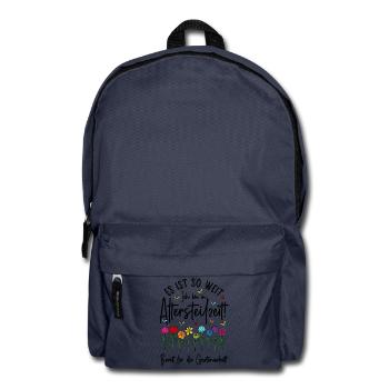 Altersteilzeit - Bereit für die Gartenarbeit  - Rucksack - Navy - Vorne
