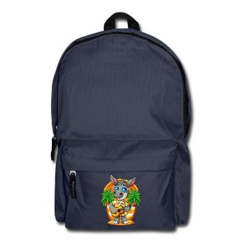 Lustige Esel Cartoon Sommer Strand Sonnenbrille - Rucksack - Navy - Vorne