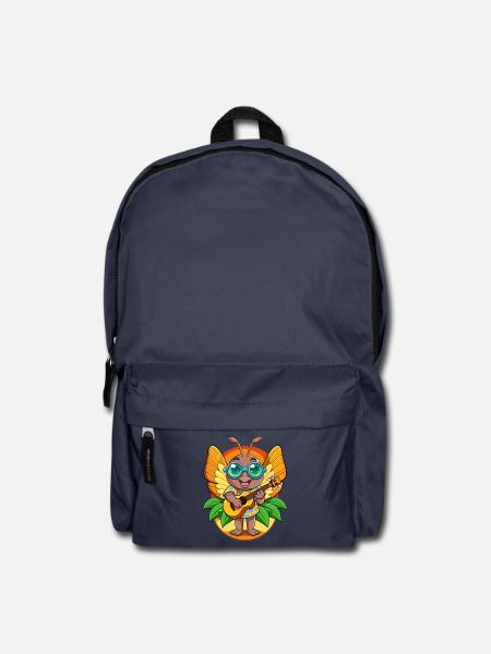 Lustige Schmetterling Cartoon Sommer Strand Sonnenbrille - Rucksack - Navy