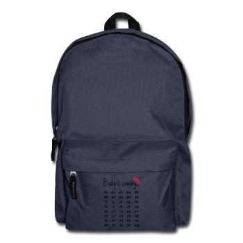 Funny pregnancy pregnant gift parents - Backpack - navy - Front