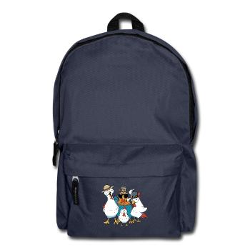 Lustige Hühner Wilder Westen Huhn Western witzig - Rucksack - Navy - Vorne