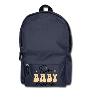 Pelz Baby Mama - Rucksack - Navy - Vorne