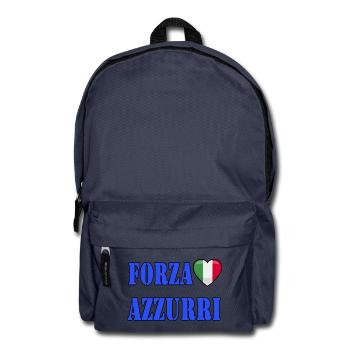 Forza Azzurri Italien Trikot - Rucksack - Navy - Vorne