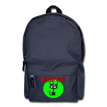 Höllenkatze zischt! 2 - Rucksack - Navy - Vorne