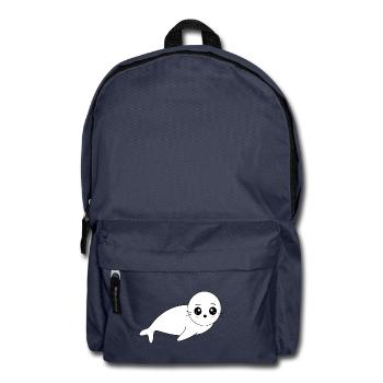 Sceau Kawaii Sceau Kawaii Fille Kawaii Manga - Sac à dos - bleu marine - Devant