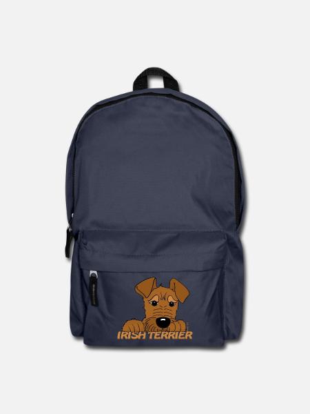 Irish Terrier Kopf - Rucksack - Navy