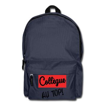 COLLEAGUE. START. RETIREMENT. EMPLOYMENT. HUMOR - Backpack - navy - Front