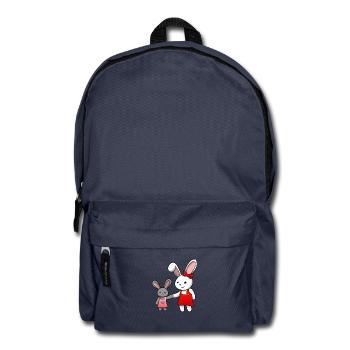 Häschen Süße Hasen - Rucksack - Navy - Vorne