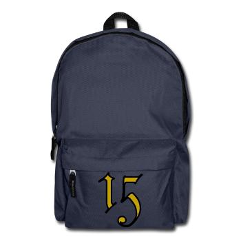15. 15 JAHRE. 15. JAHRESTAG. 15-JÄHRIGES JUBILÄUM. - Rucksack - Navy - Vorne