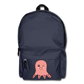 Oktopus Meerestiere - Rucksack - Navy - Vorne