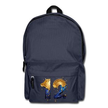 NR. 12 NUMMER 12 COOL 12. GEBURTSTAG - Rucksack - Navy - Vorne