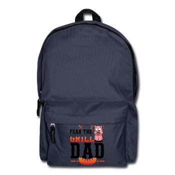 Knackiger Grillkönig Vatertag - Rucksack - Navy - Vorne