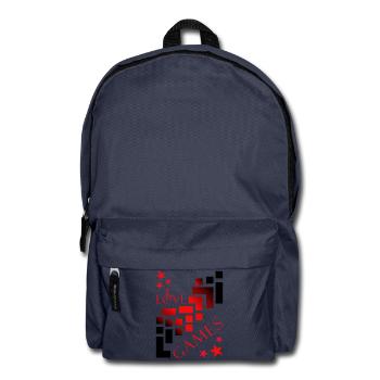 Gamer games - Rucksack - Navy - Vorne