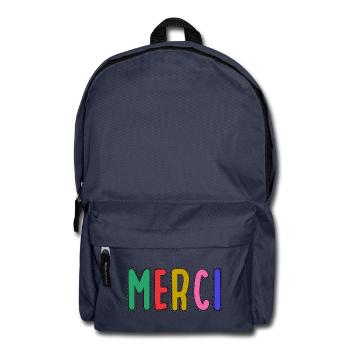 MERCI. MAÎTRESSE. MAÎTRE. MERCI MAÎTRESSE - Sac à dos - bleu marine - Devant