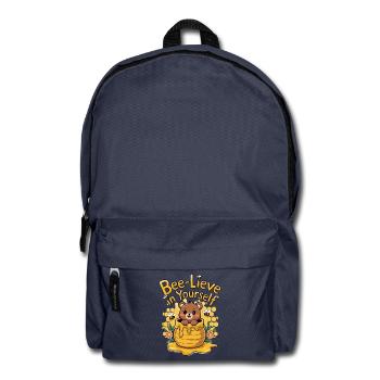 Bee-Lieve In Yourself - Backpack - navy - Front