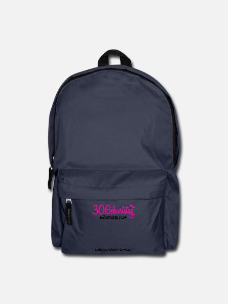 30 Geburtstag Gästebuch Deko Geschenk - Rucksack - Navy