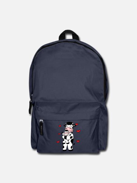 Cow family farm cows heart gift - Backpack - navy