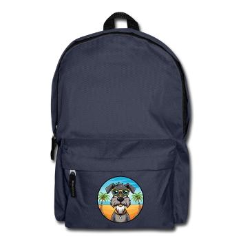 Deutscher Wachtelhund Hunderasse Cartoon Sonnenbrille - Rucksack - Navy - Vorne
