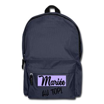 ZUKÜNFTIGE BRAUT. Junggesellinnenabschied. HOCHZEIT - Rucksack - Navy - Vorne