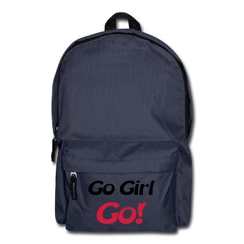 go girl go - Rucksack - Navy - Vorne