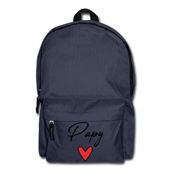 GRANDPA. FATHER'S DAY. HAPPY GRANDPA'S DAY. I LOVE YOU. - Backpack - navy - Front