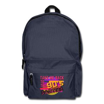 Bring mich zurück zu den Partys der 90er - Rucksack - Navy - Vorne