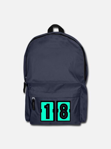 18. 18. GEBURTSTAG. GEBURTSTAG 18 JAHRE. 18 - Rucksack - Navy