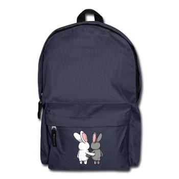 Hasen Süße Häschen - Rucksack - Navy - Vorne