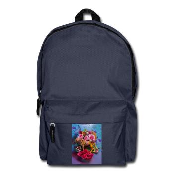 Geparden-Geburtstagsfeier - Rucksack - Navy - Vorne