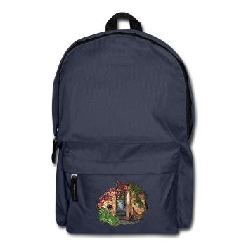 Die Katzen der alten Ruine - Rucksack - Navy - Vorne