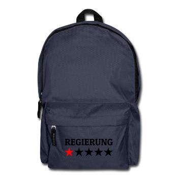 Regierung 1 Stern Bewertung - Rucksack - Navy - Vorne
