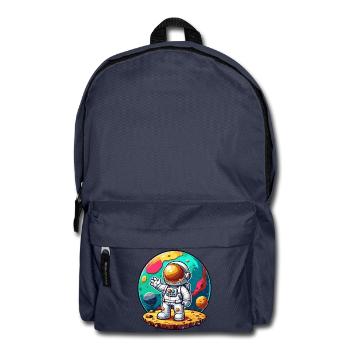 Kleiner Astronaut – Türkisplanet - Rucksack - Navy - Vorne