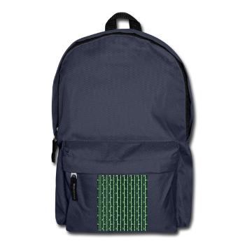 Bambus Gesichtsmaske - Rucksack - Navy - Vorne