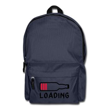 Laden Bier trinken - Laden - Rucksack - Navy - Vorne