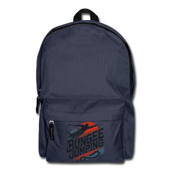  Bungee Jumper Geschenkidee, Bungy Jumps, Bungee - Rucksack - Navy - Vorne
