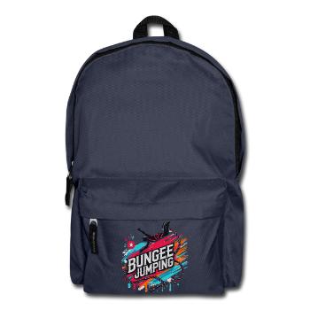  Bungee Jumper Geschenkidee, Bungy Jumps, Bungee - Rucksack - Navy - Vorne
