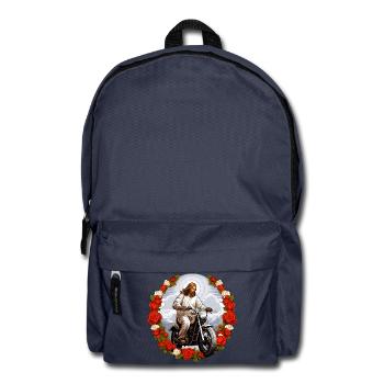 Motorrad Jesus - Rucksack - Navy - Vorne