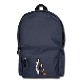 Werden braucht Zeit – Persönliches Wachstum - Rucksack - Navy - Vorne